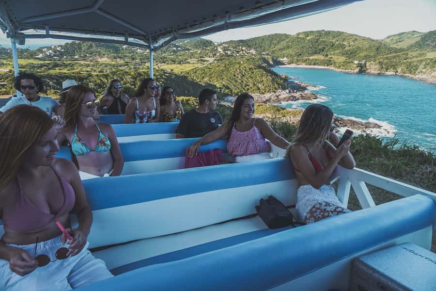 Buzios: City Tour by Trolley with 12 Beaches and Pickup - The 12 beaches: variety without the planning headache