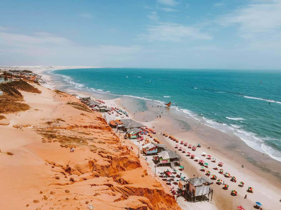 Ceará Beaches in one day - Morro Branco and its remarkable striped cliffs