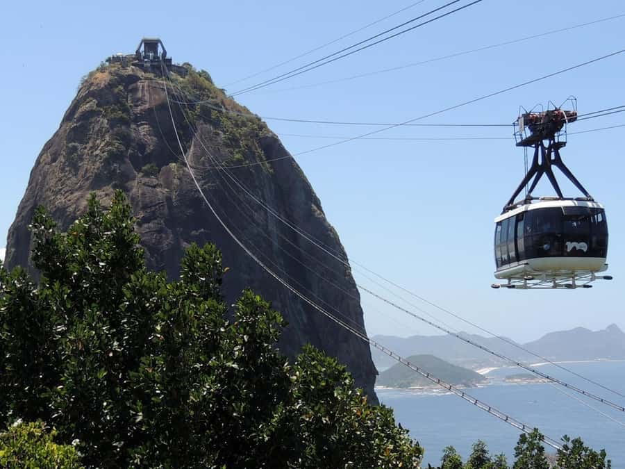 Corcovado and Sugarloaf Mountain Full-Day Tour - Taking the cable cars to Sugarloaf Mountain