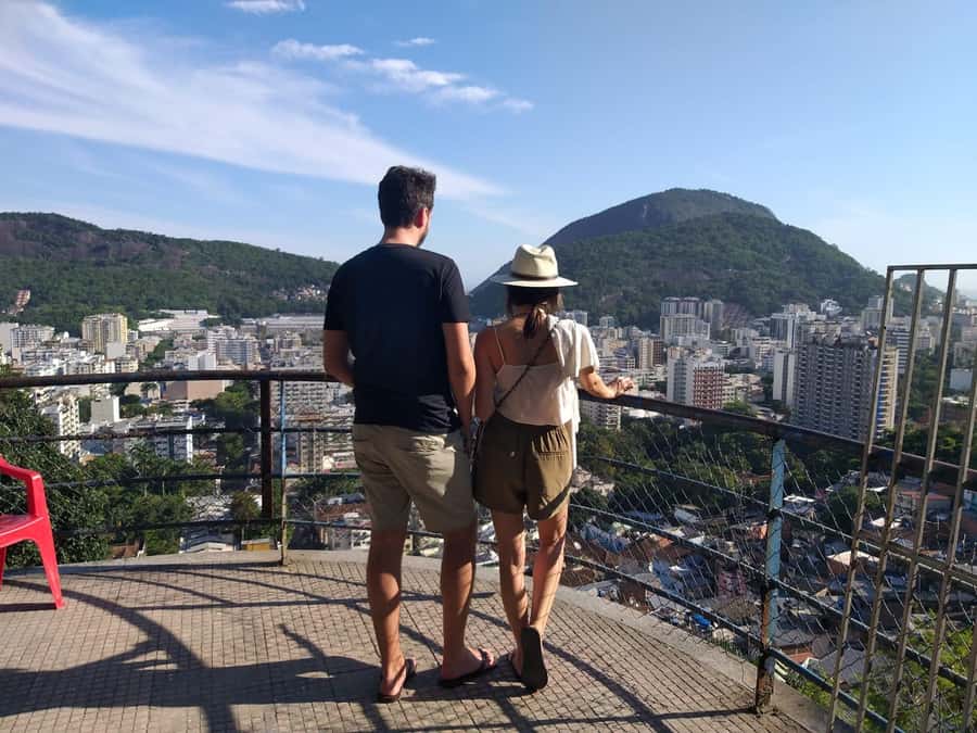 Favela Santa Marta: Walking Tour with local guide - Taking the funicular to the highest point