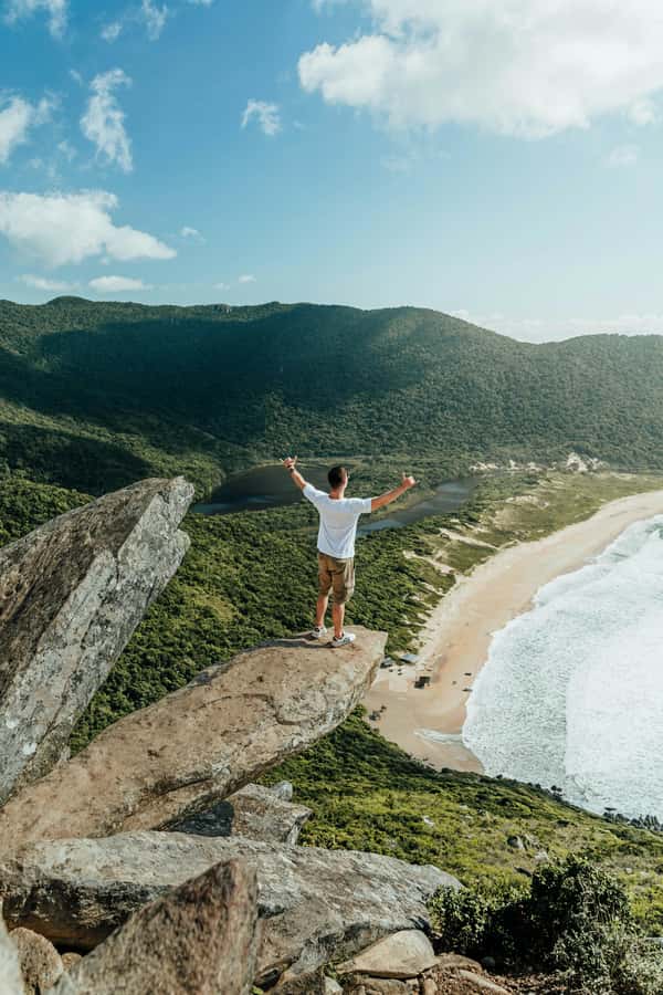 Florianopolis: Lagoinha do Leste Natural Park Hike - Reaching Pico Top Crown for the coastal view