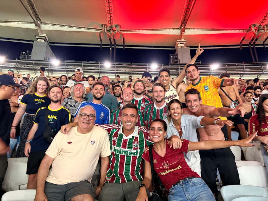 Fluminense Football Match at Maracanã with Local Hosts - Local support makes the crowd easier to handle