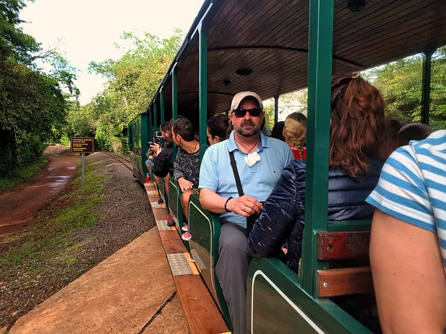 From Foz do Iguaçu: Argentinian Iguazu Falls with Boat Ride - The 100-meter descent into the forest