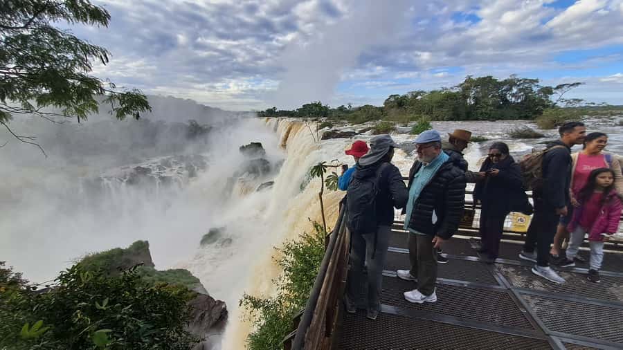 From Foz do Iguaçu: Iguazú Falls Boat Ride Argentina - The Upper Circuit and the easy jungle walk