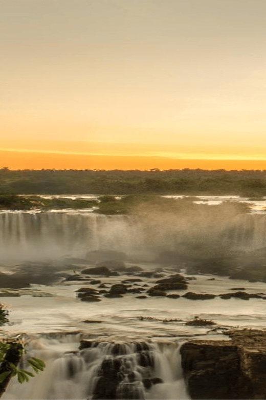 From Foz do Iguaçu: Sunset at the Falls - Devil’s Throat and the power of the water