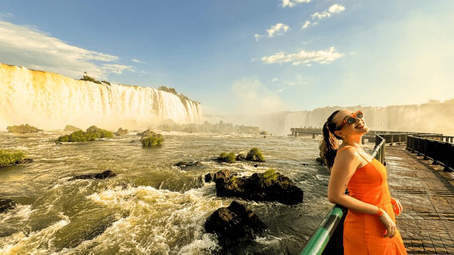 From Foz do Iguaçu: Sunset at the Falls - Who will enjoy this evening most?