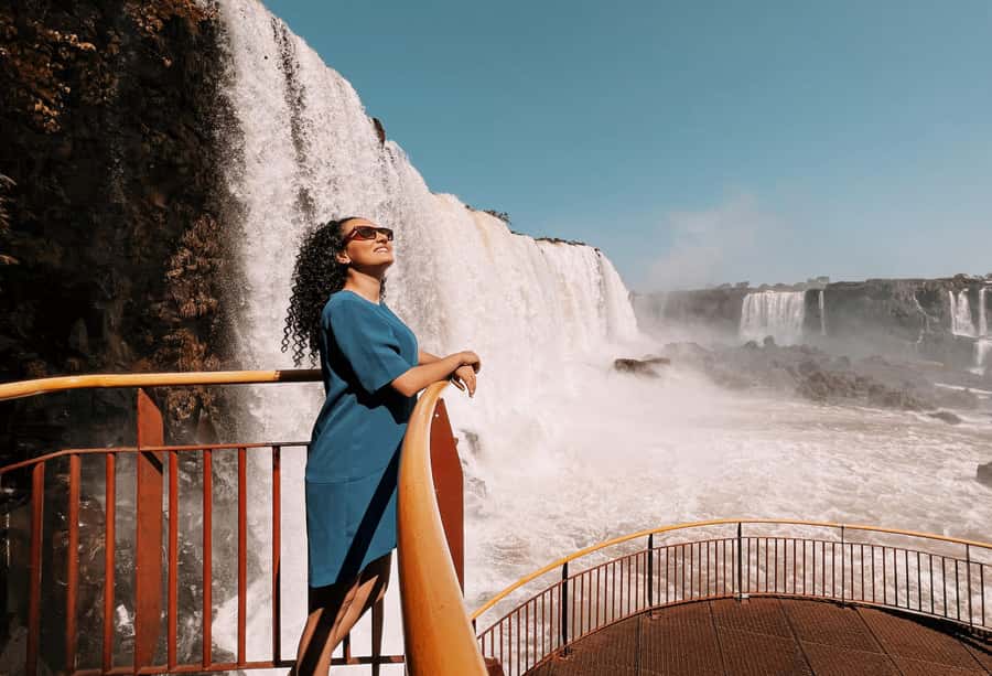 From Foz do Iguaçu: Sunset at the Falls - From your Foz hotel to the park entrance