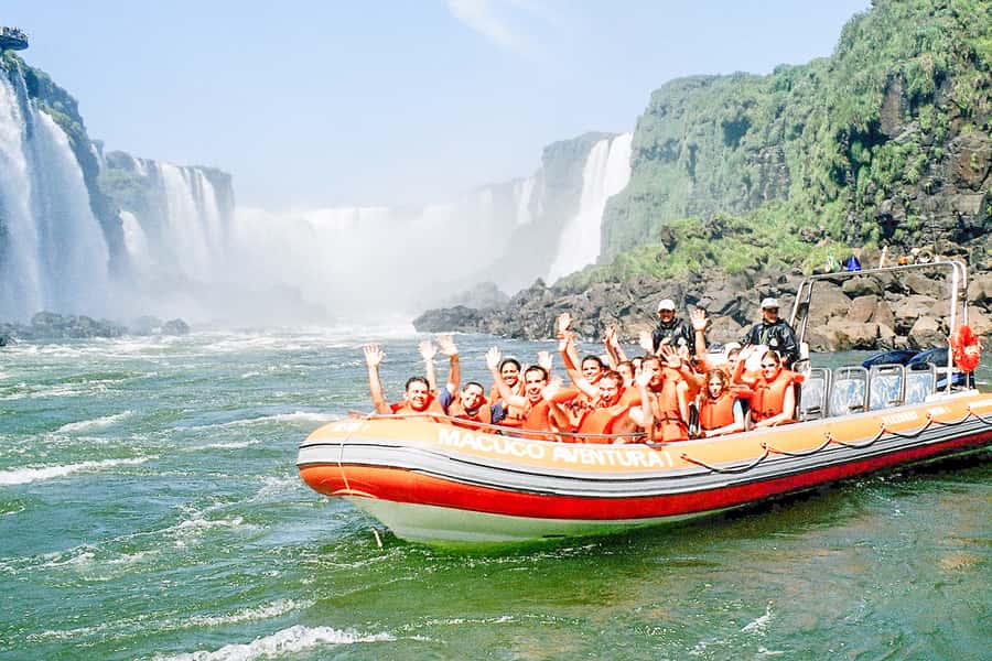 From Puerto Iguazu: Brazilian Falls with Boat Adventure - The optional Bird Park stop