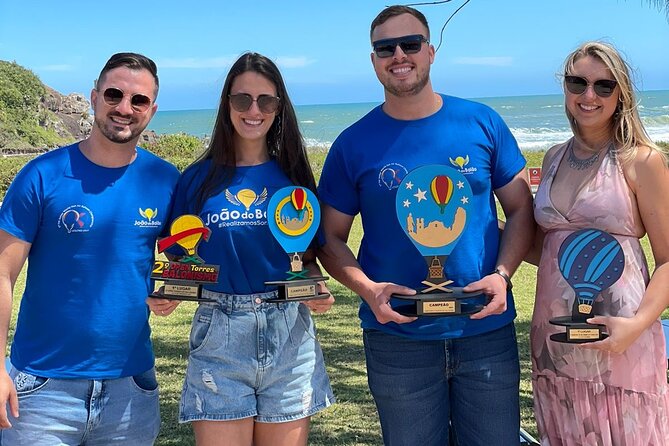 Group Balloon Flight - Landing, breakfast, and the return to Praia Grande