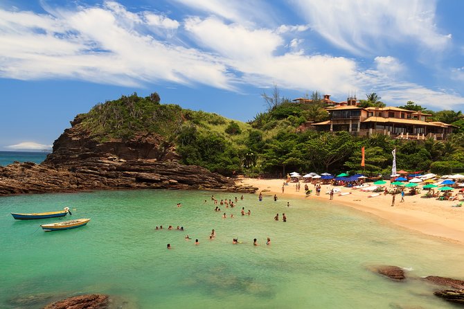 Guided Tour to Búzios with Boat Tour and Lunch - Praia dos Ossos adds a touch of local history