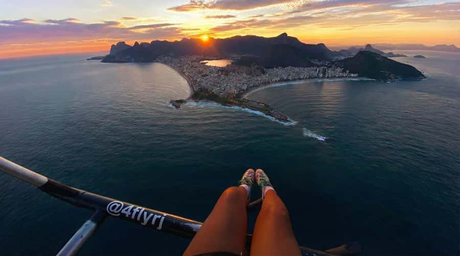 Helicopter flight no doors in Rio de Janeiro - Starting at Jacarepagua Airport near Barra da Tijuca