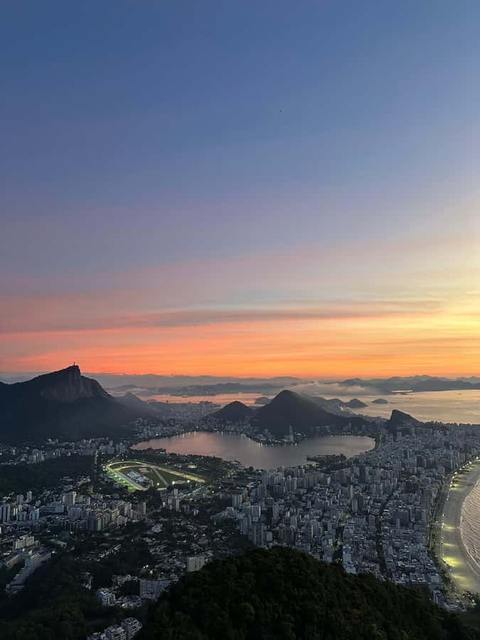 Hike Dois Irmãos + Vidigal Favela Experience - The summit view over Rio