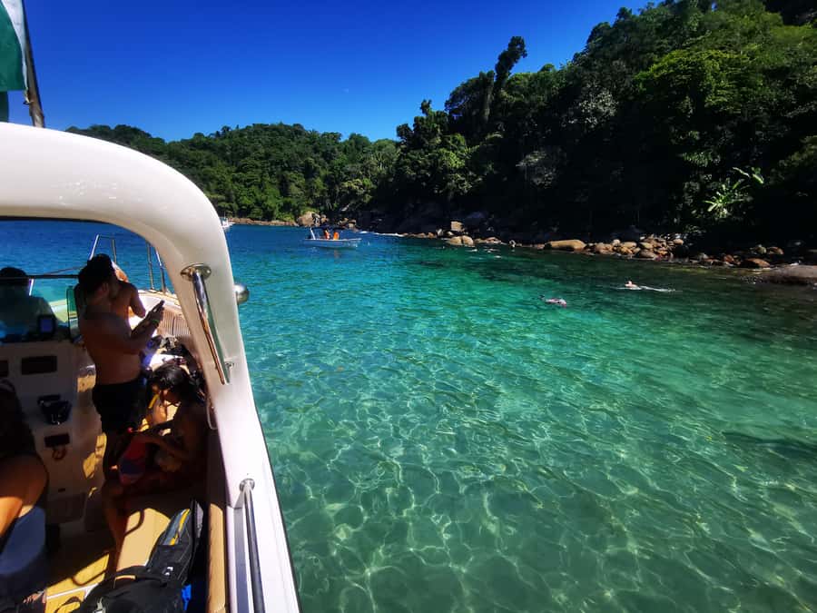 Ilha Grande: 6-Hour Speedboat Tour to Blue and Green Lagoons - The cruise to Blue Lagoon