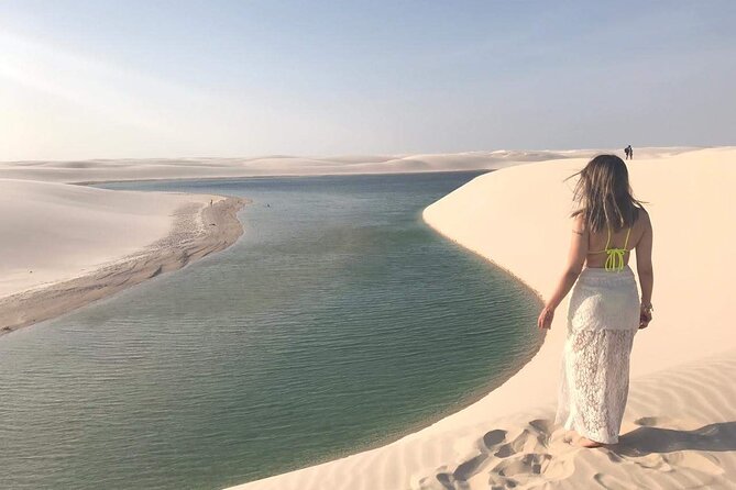Lagoa Bonita Circuit in Lençóis Maranhenses - The staircase and the first great view