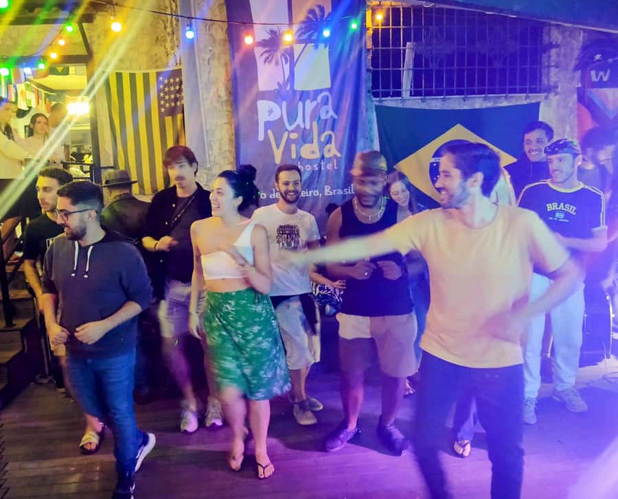 Latin Music Dance Class + DJs + 2 Free Drinks - After class: music, practice, and a live guitar