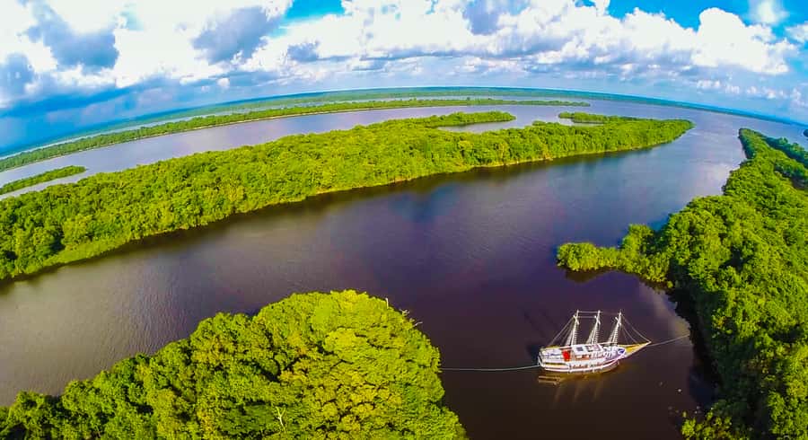 Manaus: Full-Day Tour on the Amazon River - Seeing two rivers meet near Lake January