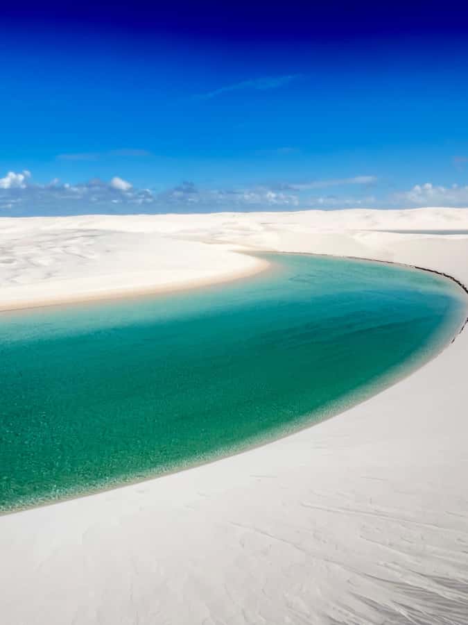 Morning tour at Lençóis Maranhenses (Lagoa Azul) - A Portuguese-speaking guide and an international group