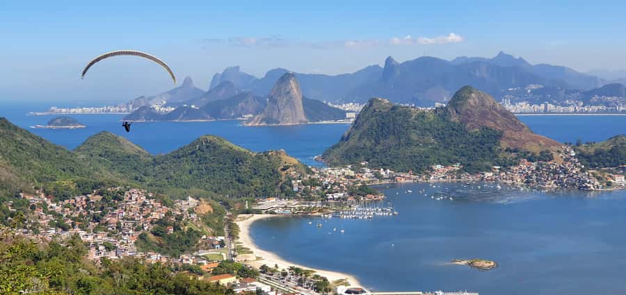 Niterói: Paragliding Experience with GoPro Photos and Video - What this Niterói paragliding flight is really like