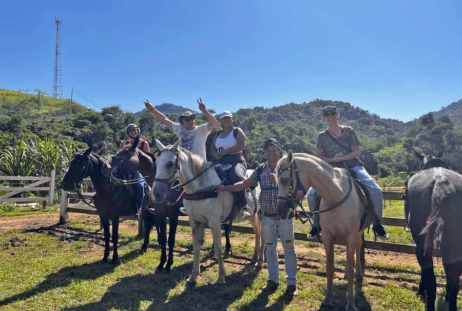 Paraty: 3-Hour Rainforest Horseback Ride - Leaving central Paraty for Pedras Azuis