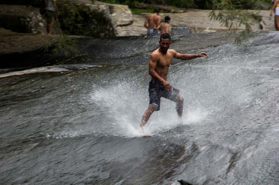 Paraty: Jungle Waterfalls and Cachaça Distillery Jeep Tour - Pedra Branca Waterfall and the short forest walk