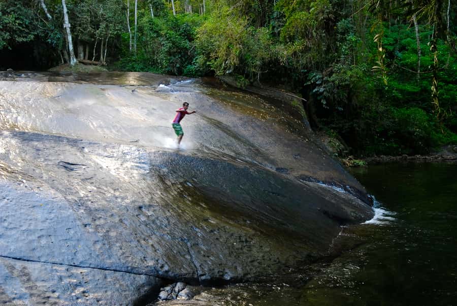 Paraty: Jungle Waterfalls and Cachaça Distillery Jeep Tour - Poço do Tarzan and the swimming pause