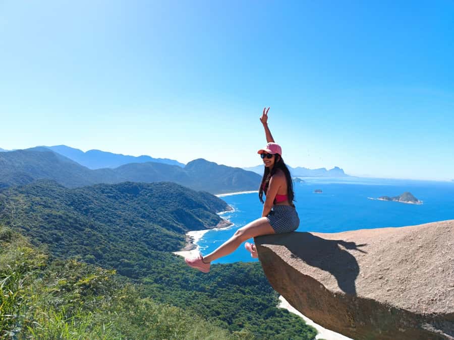 PEDRA DO TELÉGRAFO - The most incredible view of Rio de Jane - Walking through the forest to Pedra do Telégrafo