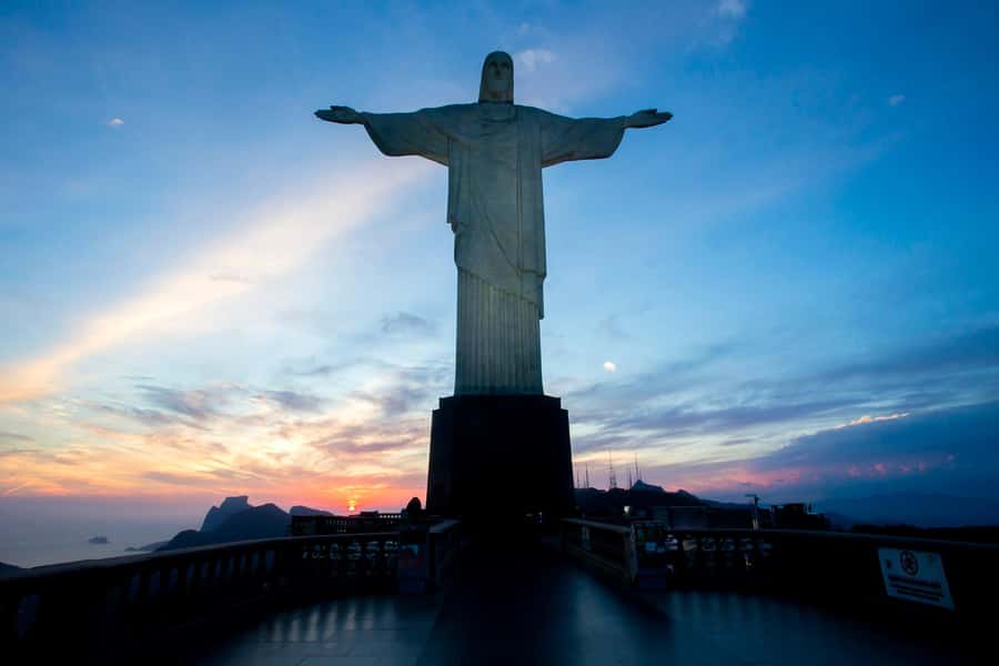 Rio: Christ The Redeemer Half Day Tour With Pick up - Reaching Christ the Redeemer by Van