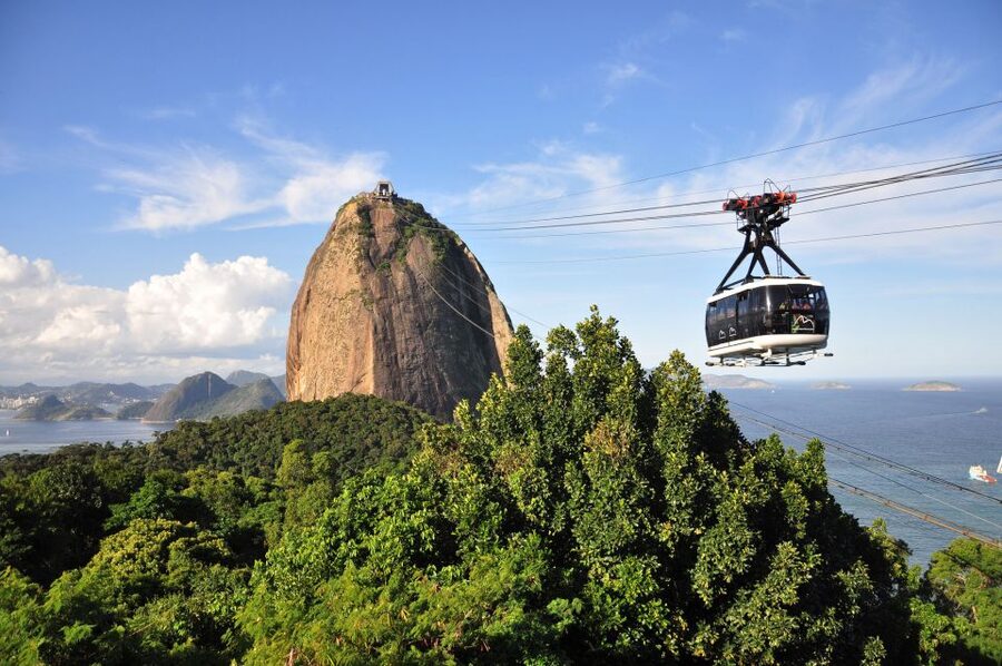 Rio: Christ the Redeemer & Sugarloaf Express Tour - Crossing Rio to Urca and Sugarloaf Mountain