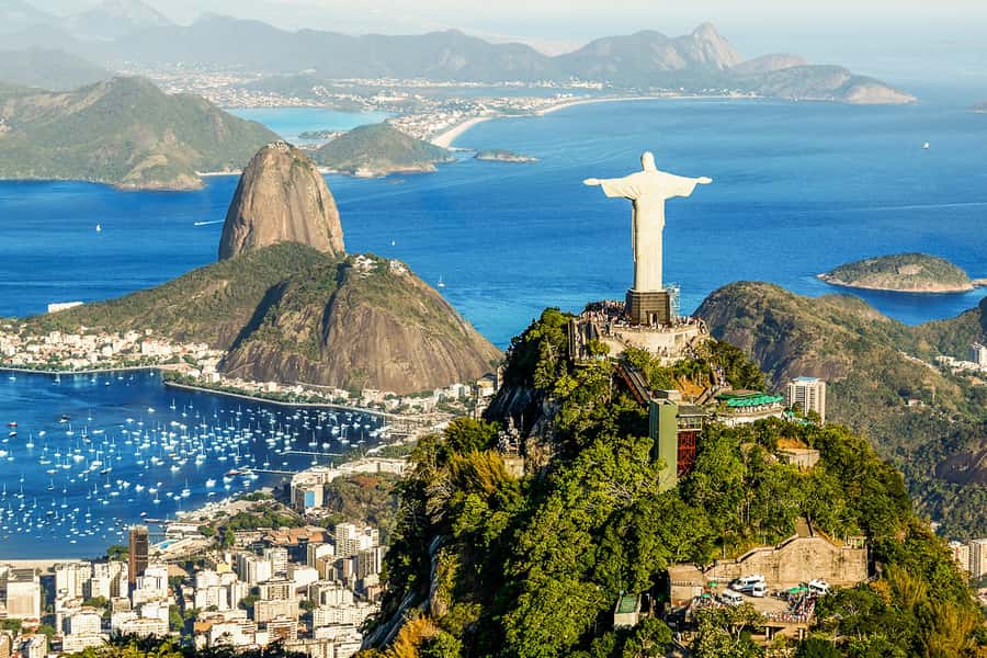 Rio: Christ the Redeemer, Sugarloaf, Selaron & BBQ Lunch - The Metropolitan Cathedral’s bold design