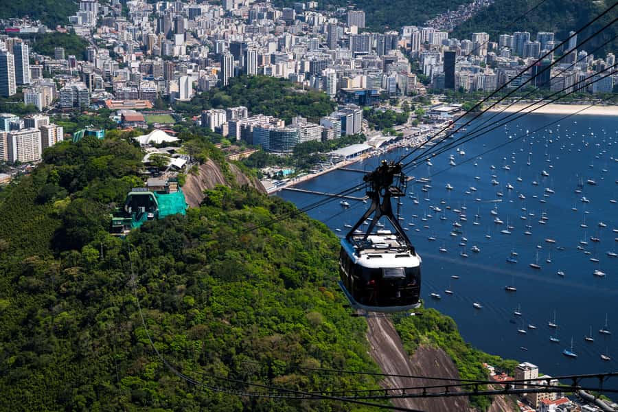 Rio: Christ the Redeemer, Sugarloaf, Selaron & BBQ Lunch - A Brazilian rodízio lunch with plenty to eat