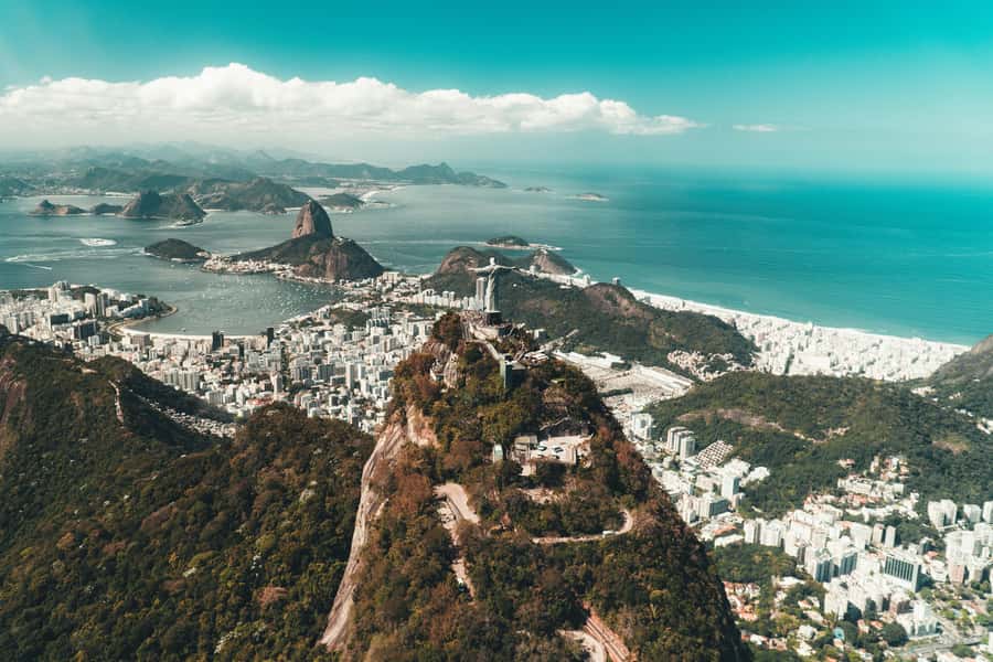 Rio: Cristo Redentor, Pão de Açúcar , almoço em churrascaria - Lunch at a Brazilian steakhouse