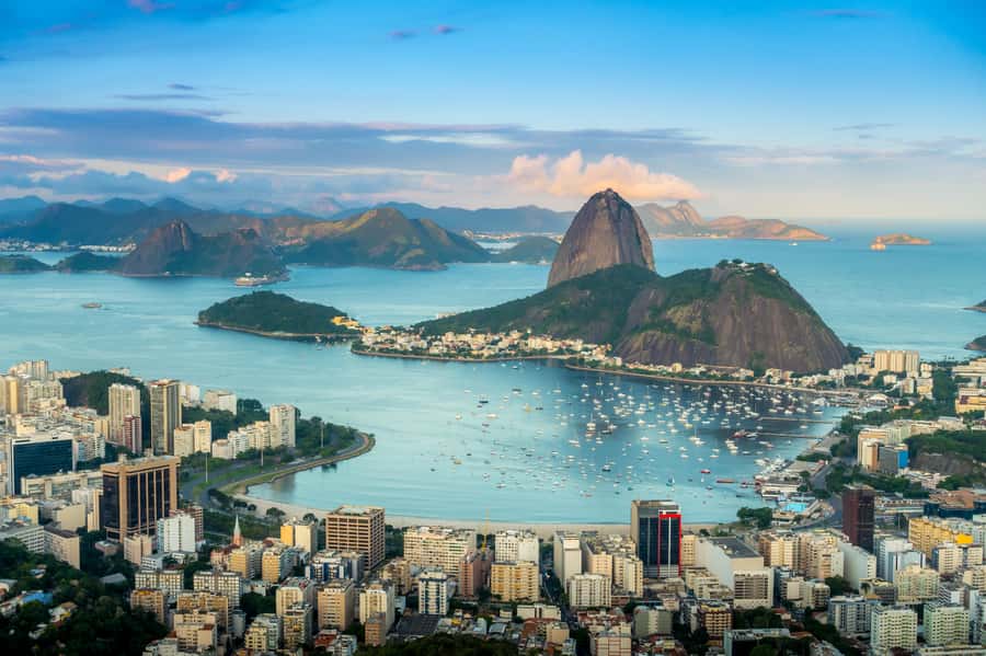 Rio de Janeiro: 45-Min Helicopter Tour with Transfer - Sunset creates great light, with one practical catch