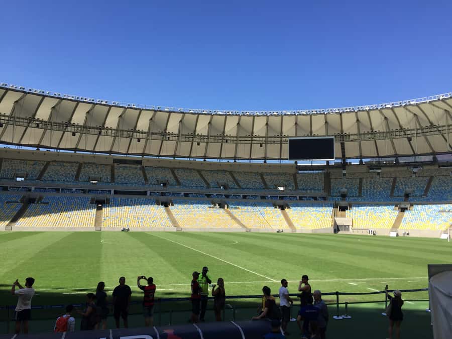 Rio de Janeiro: Maracanã Stadium Behind the Scenes Tour - Walking into an empty stadium