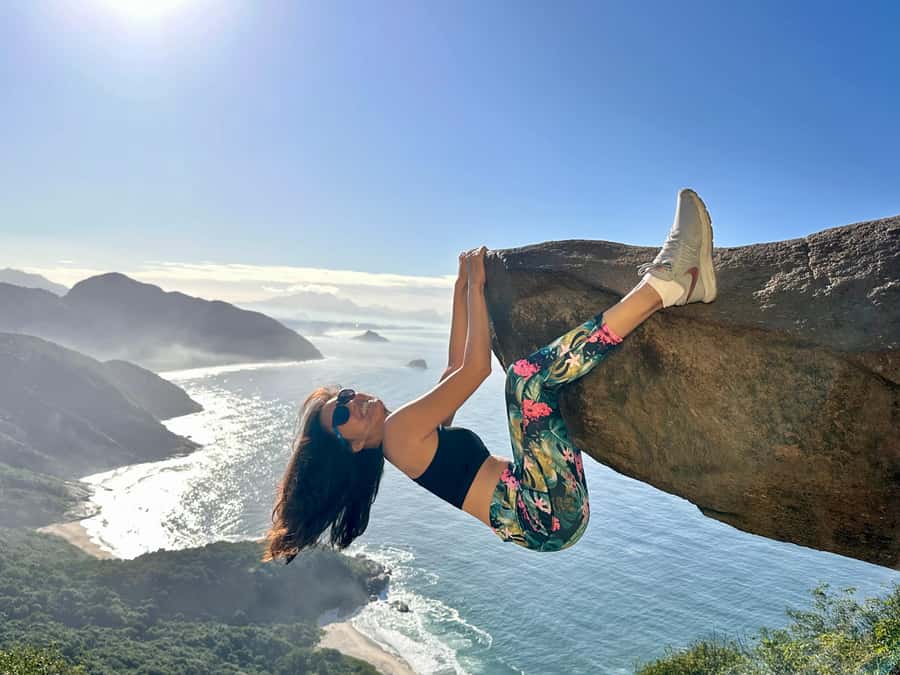 Rio de Janeiro: Pedra do Telégrafo trail and beach stop - Reaching the Pedra do Telégrafo viewpoint