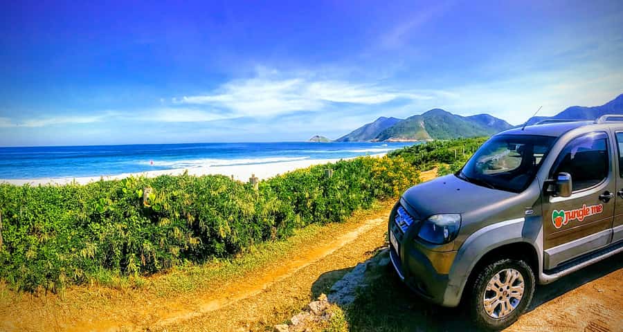 Rio de Janeiro Secluded Beaches: Hike+Swim Prainha & Grumari - Mirante do Caeté and the Sleeping Giant view