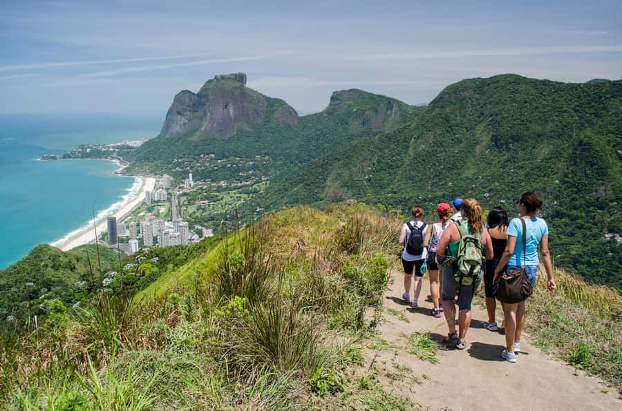 Rio de Janeiro: Vidigal Favela Tour and Two Brothers Hike - The Two Brothers trail and its first viewpoints