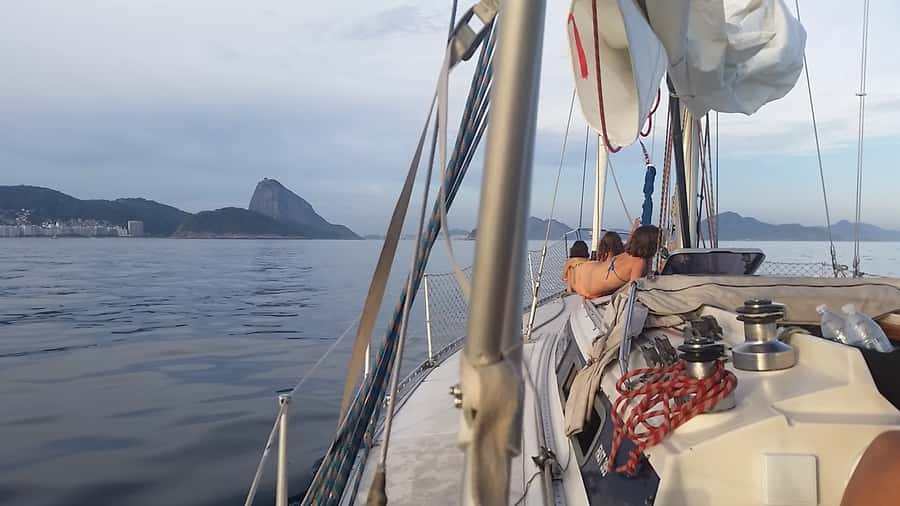Rio de Janeiro: Wake Up and Sail - Sailing Toward Sugarloaf Mountain