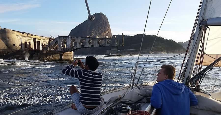 Rio de Janeiro: Wake Up and Sail - Ilha Fiscal, the Airport, and Villegagnon Island