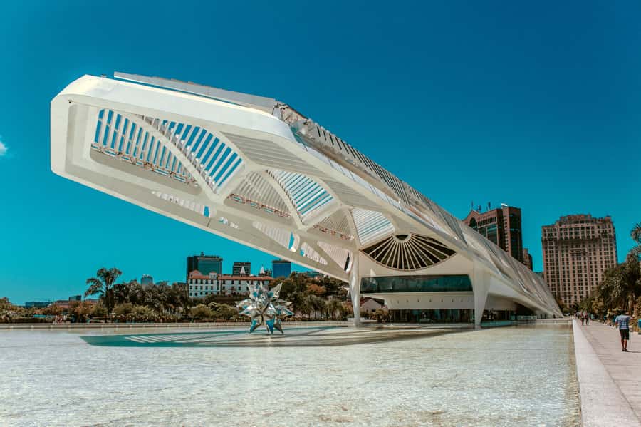Rio: Museum of Tomorrow, Yup Star & Olympic Boulevard - Entering the Museum of Tomorrow
