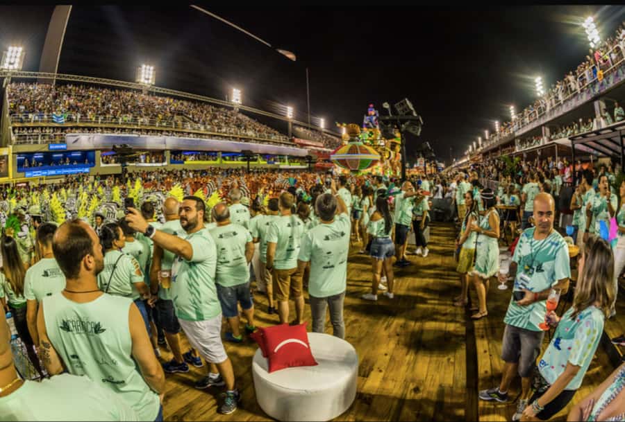Rio: Premium Carnival Seating with Food, Drinks, & Transfers - Food, open bar, and private entertainment