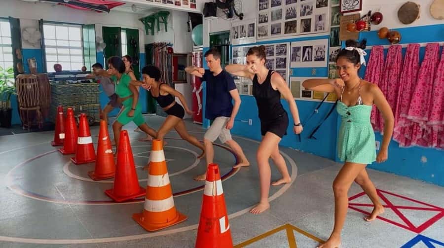 Salvador: Capoeira Class at Mestre Bimba's 1st Ever School. - Arriving at Largo do Terreiro de Jesus