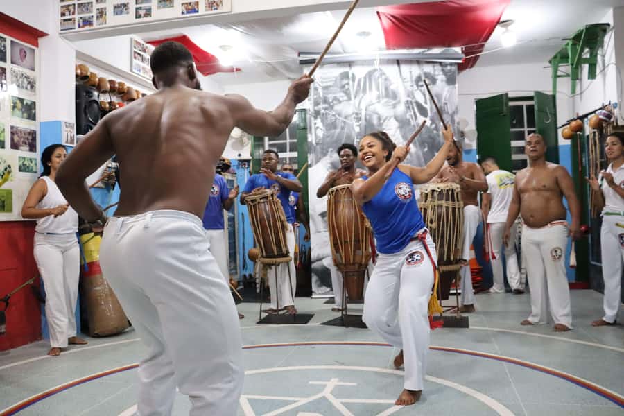 Salvador: Cultural Night of Capoeira, Samba, and Drumming - Maculelê and the power of percussion