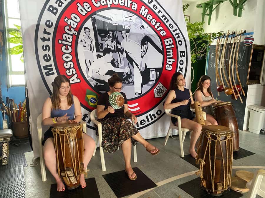 Salvador: Traditional Drumming and Percussion Workshop - Trying different percussion instruments and rhythms