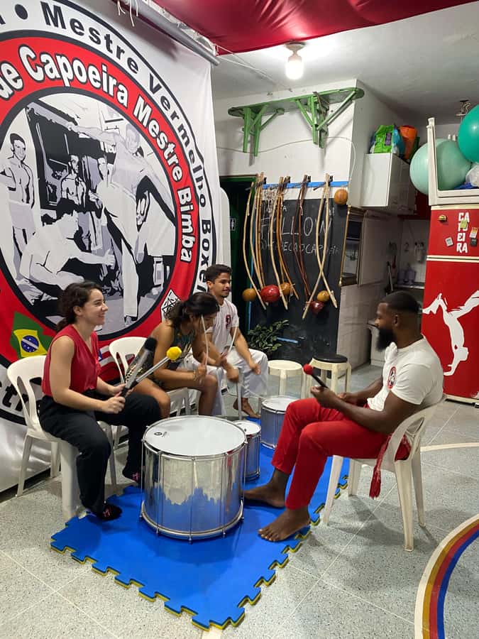 Salvador: Traditional Drumming and Percussion Workshop - What the small group changes