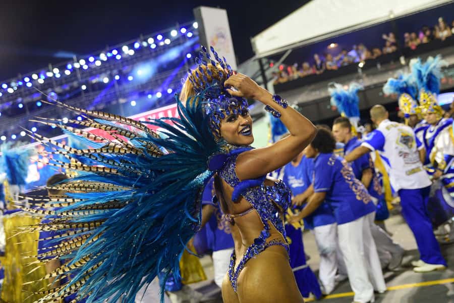 São Paulo Carnival Seating with Food, Drinks, & Transfer - Arriving at the Sambadrome and entering the box