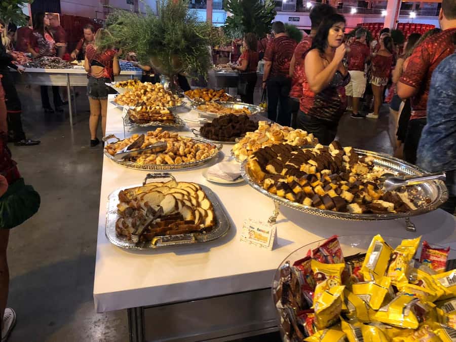 São Paulo Carnival Seating with Food, Drinks, & Transfer - Twelve samba schools, twelve long presentations