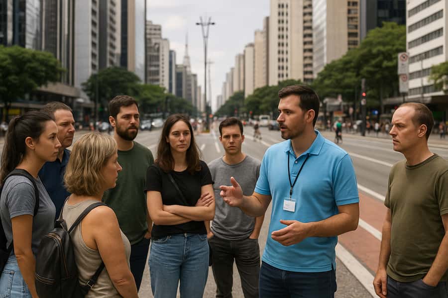 São Paulo: Paulista Avenue Walking Tour - FIESP, MASP, and the city’s best-known public stage