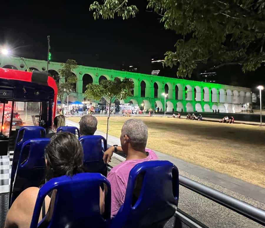 Skyline Night Tour Rio de Janeiro - Panoramic City Tour Rio Samba Bus - Starting in Copacabana at the chosen pickup point