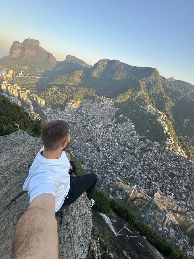 Sunrise at Morro Dois Irmãos + Vidigal Favela Experience - Walking down through Vidigal