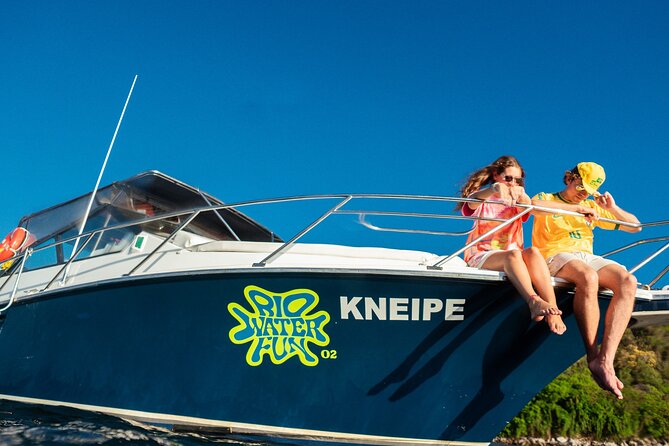 Sunset Boat Tour with Beer, Water, Soda and Snacks included - Niteroi’s contemporary art museum from the bay